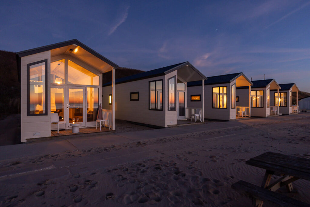 Avond op het strand
