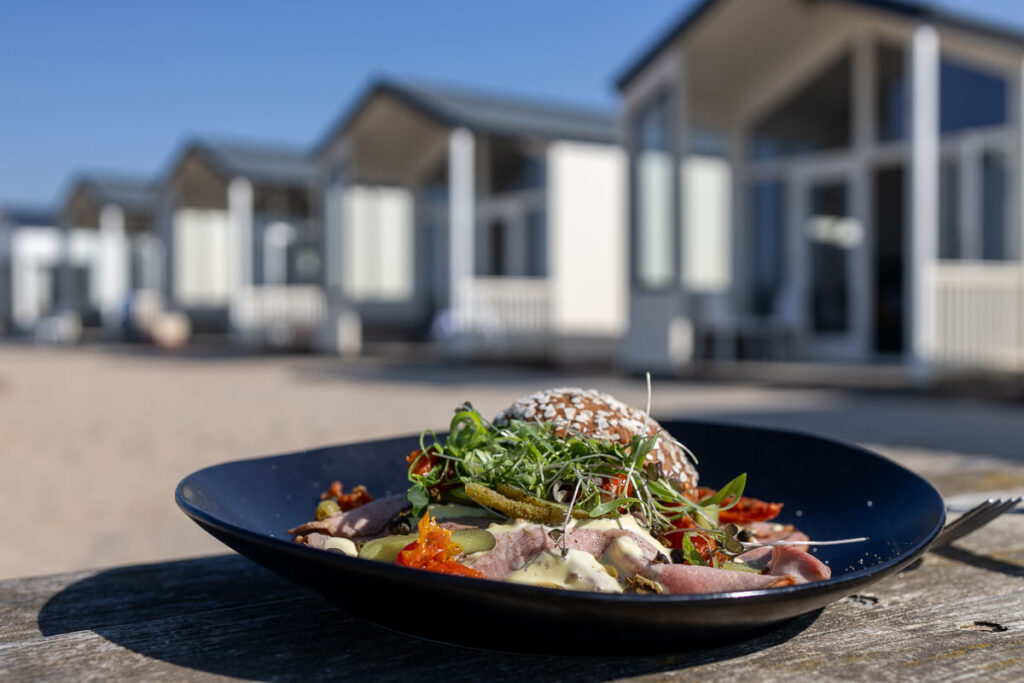 Lunch besteld bij Beachclub Wantveld