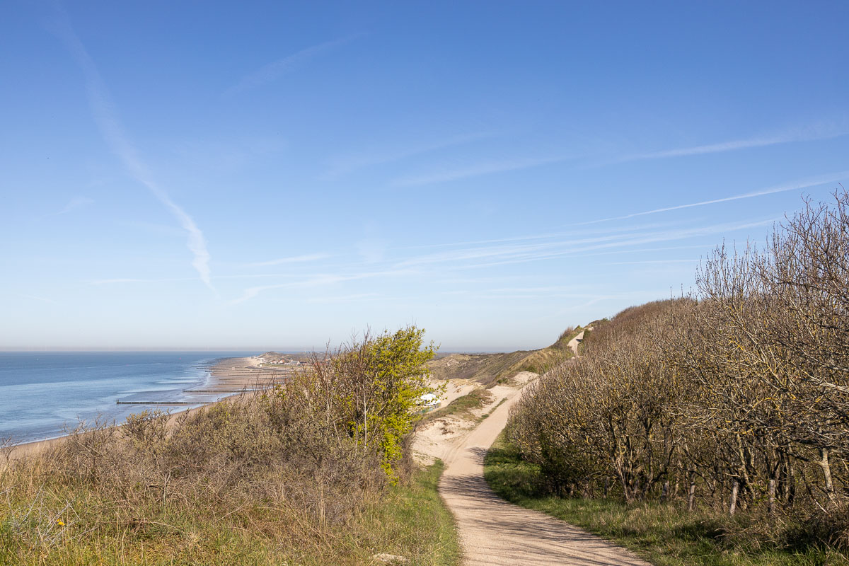 Het duinpad richting Zoutelande