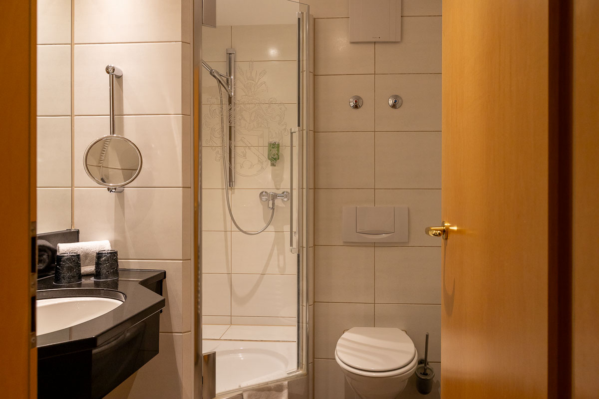 Badkamer is schoon