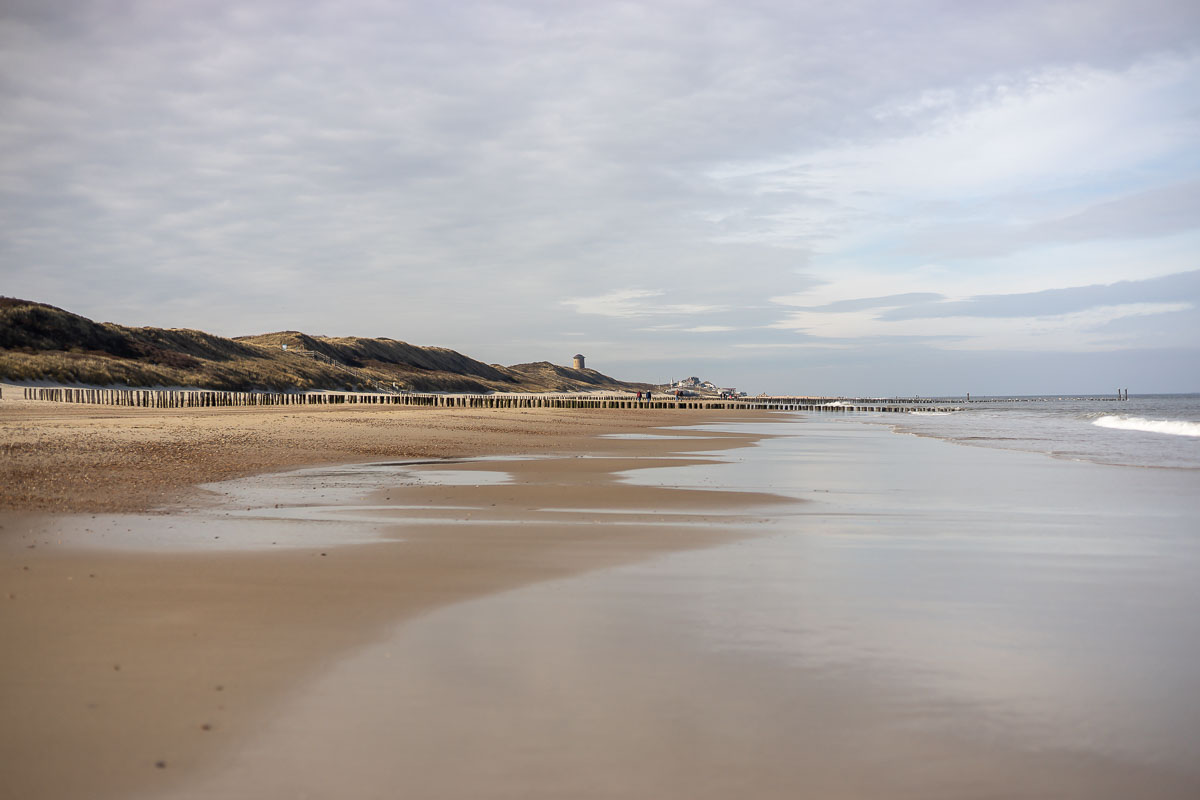 Een rustig strand