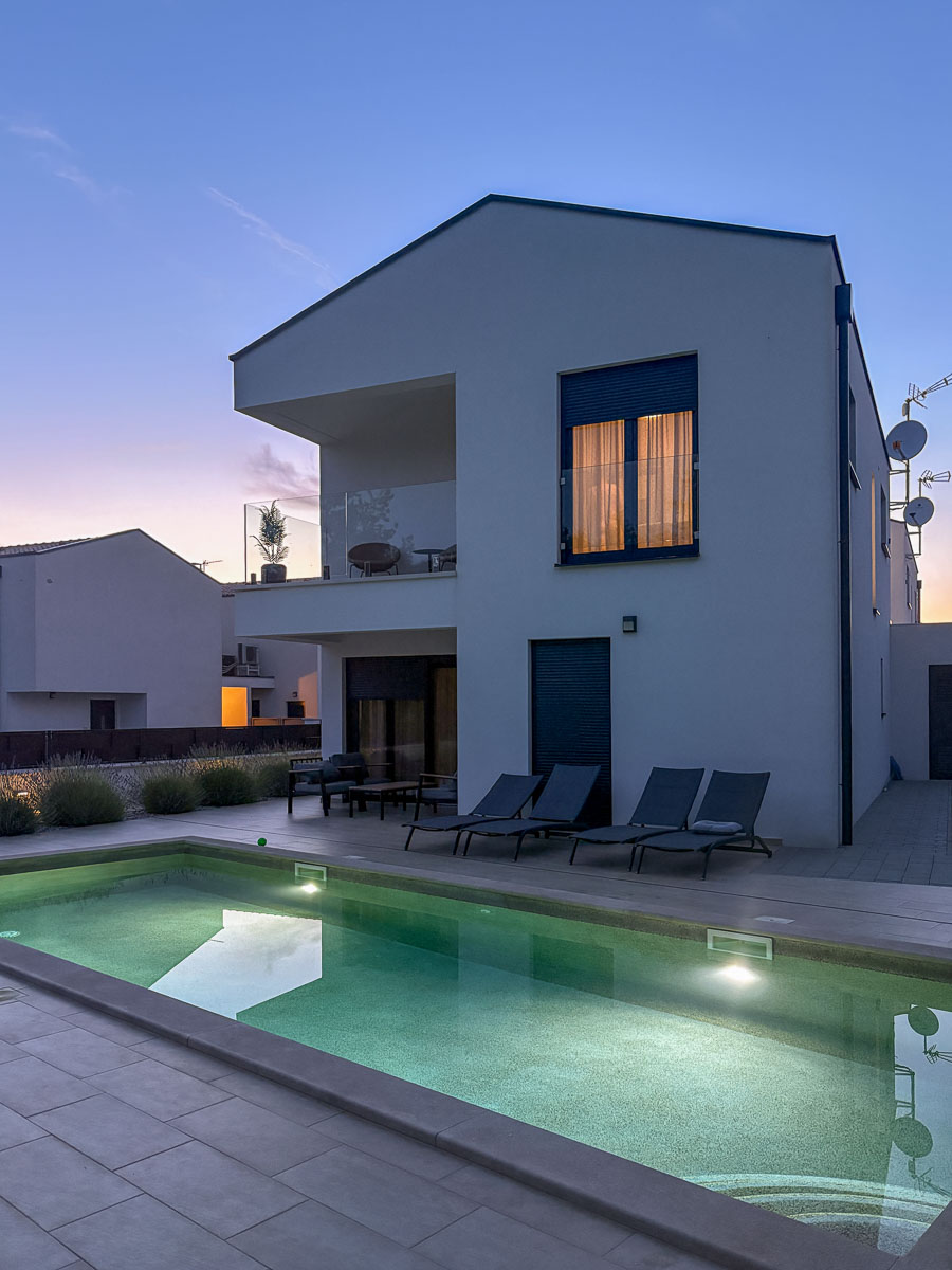 Villa by night