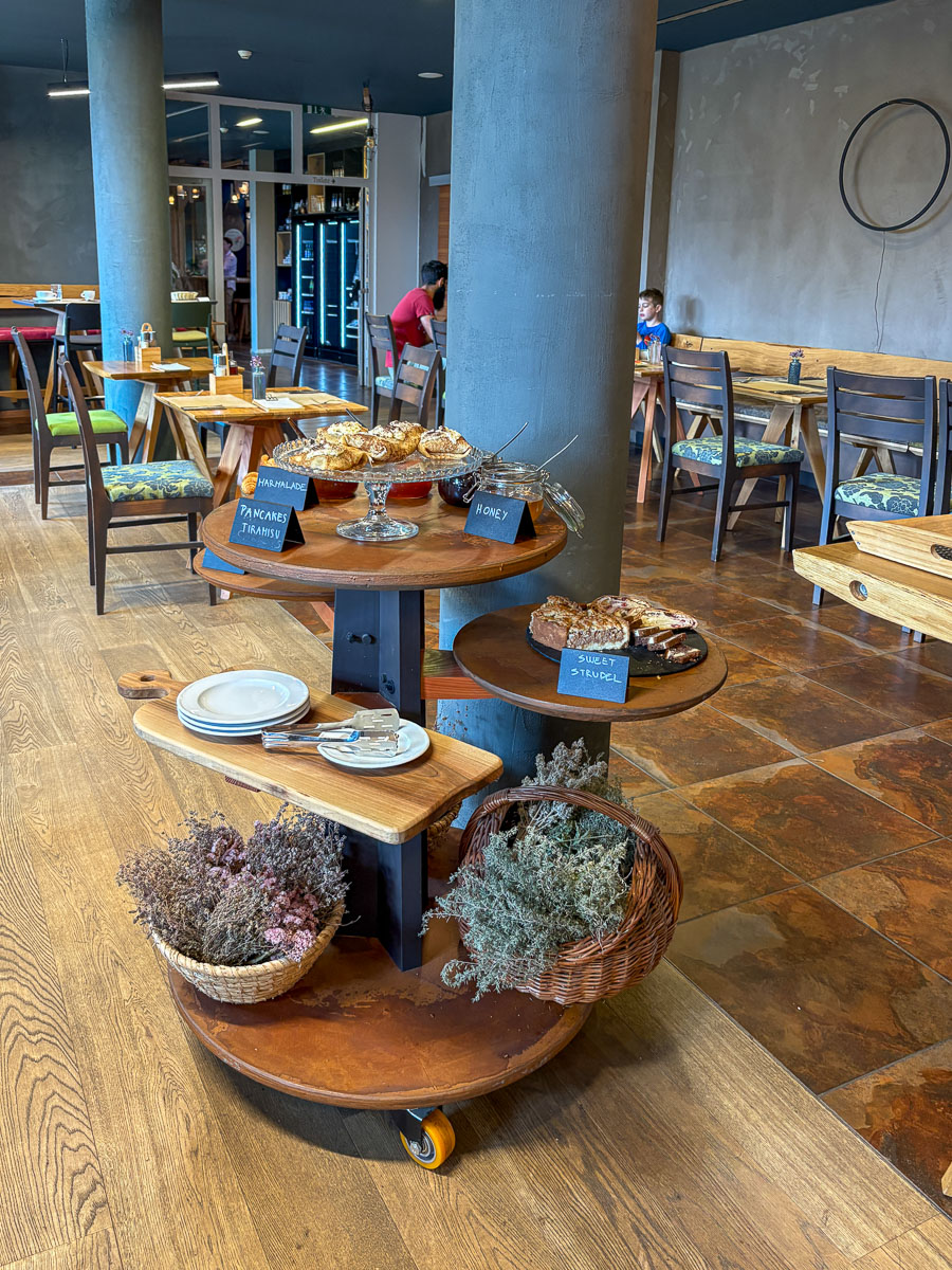 Uitgebreid ontbijt buffet