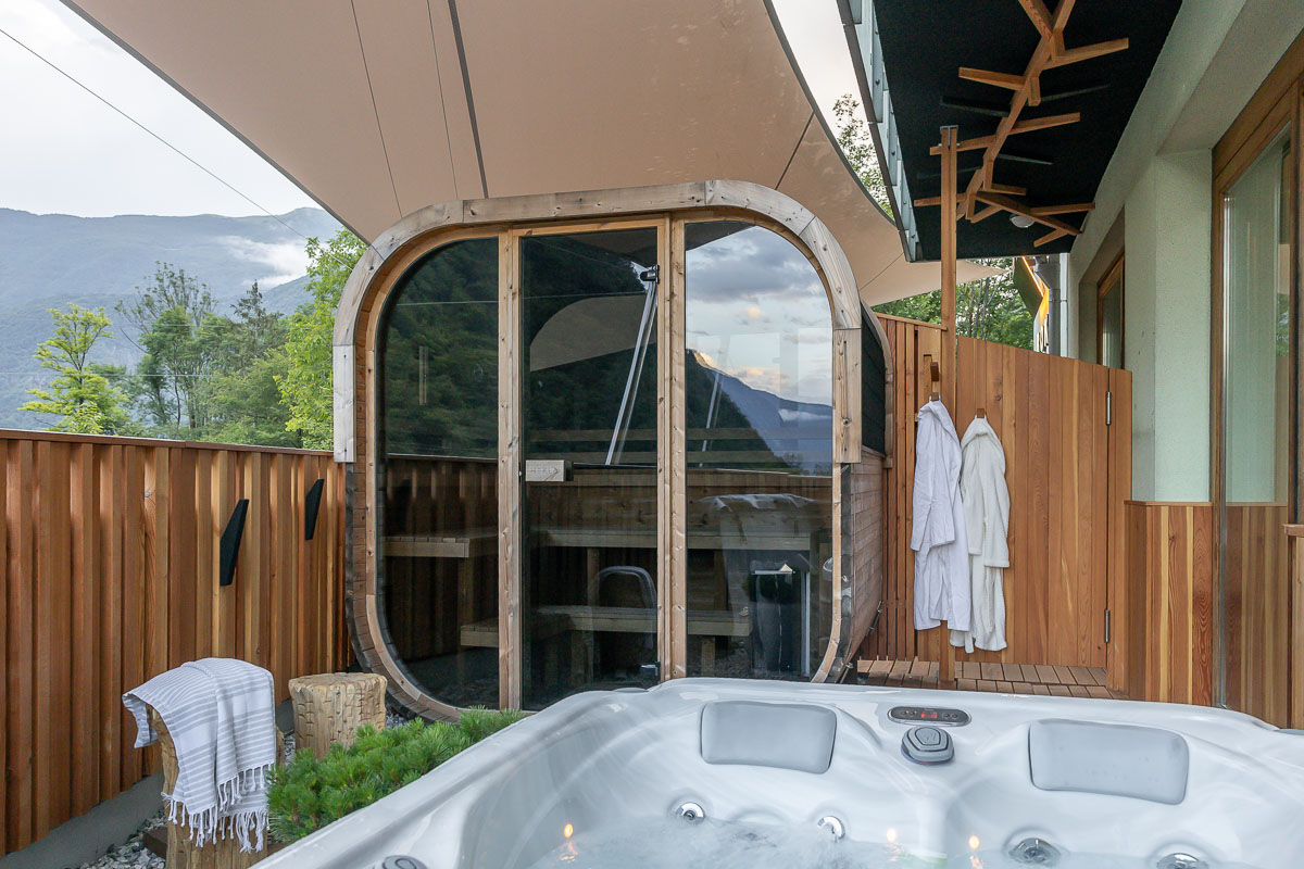 Prive sauna en jacuzzi